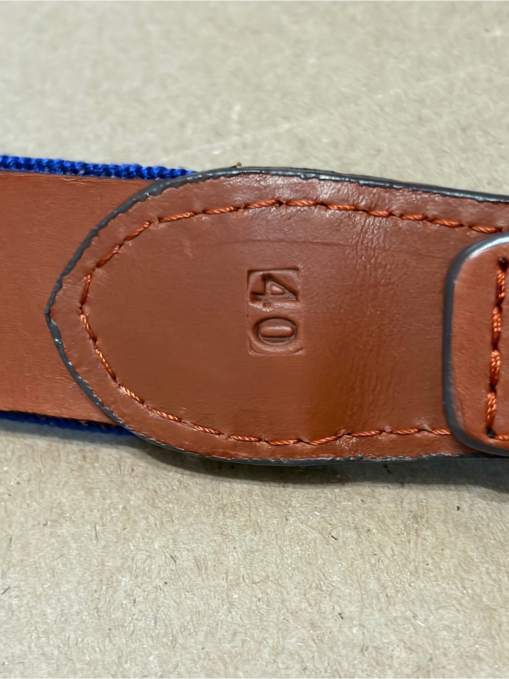 Smathers & Branson Clemson Belt Size 40 - Picture 5 of 9